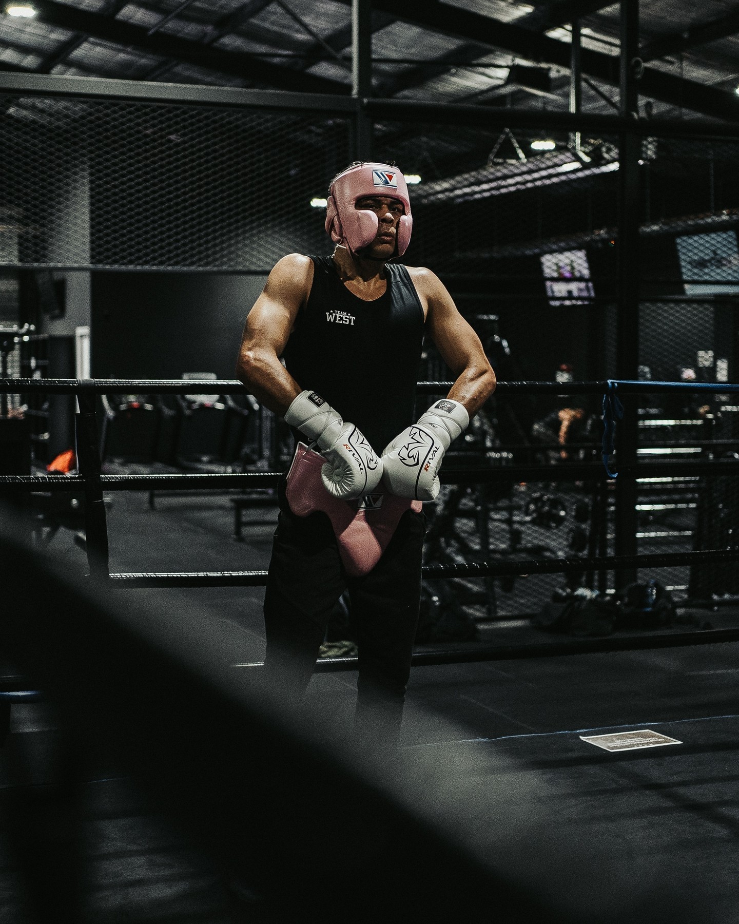 Training at West Central Boxing Gym, Hindmarsh